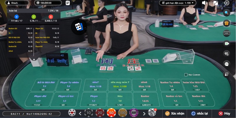 Soi cầu Baccarat 1 - 1